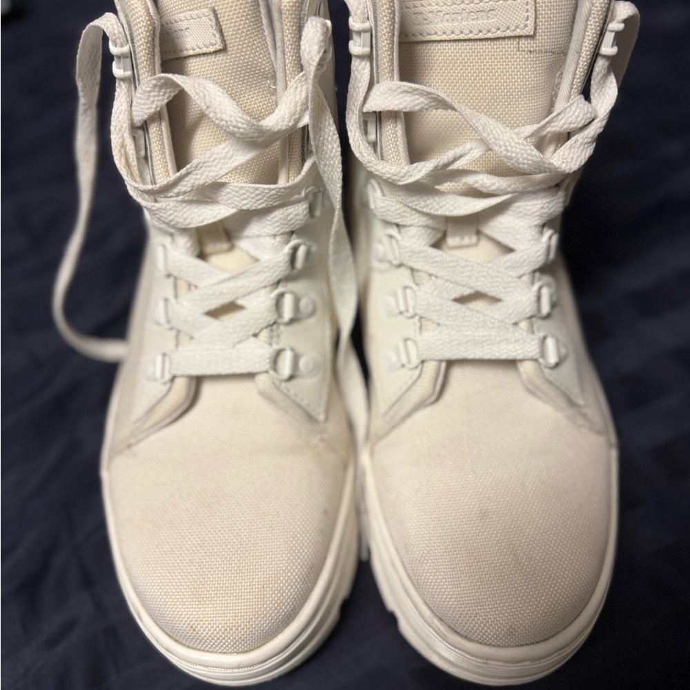Dr. Martens Combat Boots Lace-Up Canvas